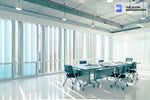 modern interior meeting room of marketing office zoom background