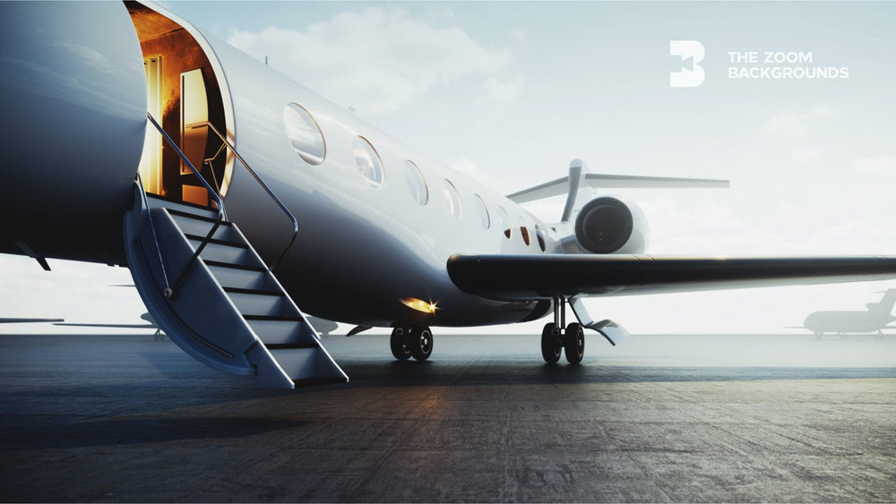private jet zoom backgrounds