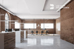 modern office interior design zoom backgrounds