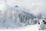 snowy mountain zoom background