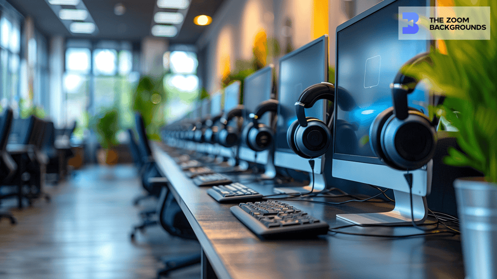 Call Center Computer Background Image Call Center Office Background