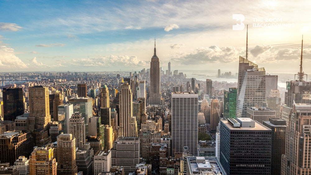 New York City Cityscape On A Sunny Day Zoom Backgrounds new-york-city-cityscape-on-a-sunny-day-zoom-backgrounds