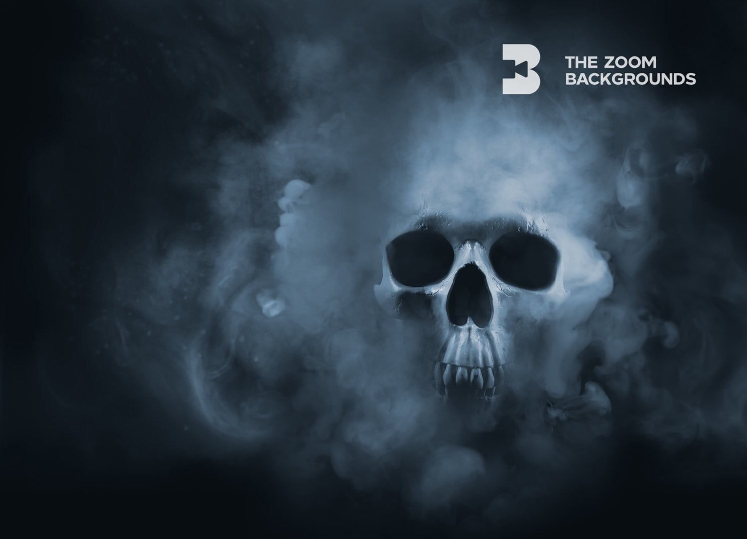 Scary skull – thezoombackgrounds.com