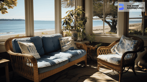 
            
                Load image into Gallery viewer, Beach Cottage Comfy Room Zoom Background
            
        