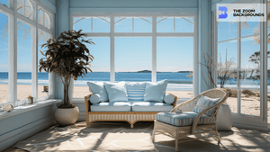 
            
                Load image into Gallery viewer, French Beach Villa Zoom Background
            
        