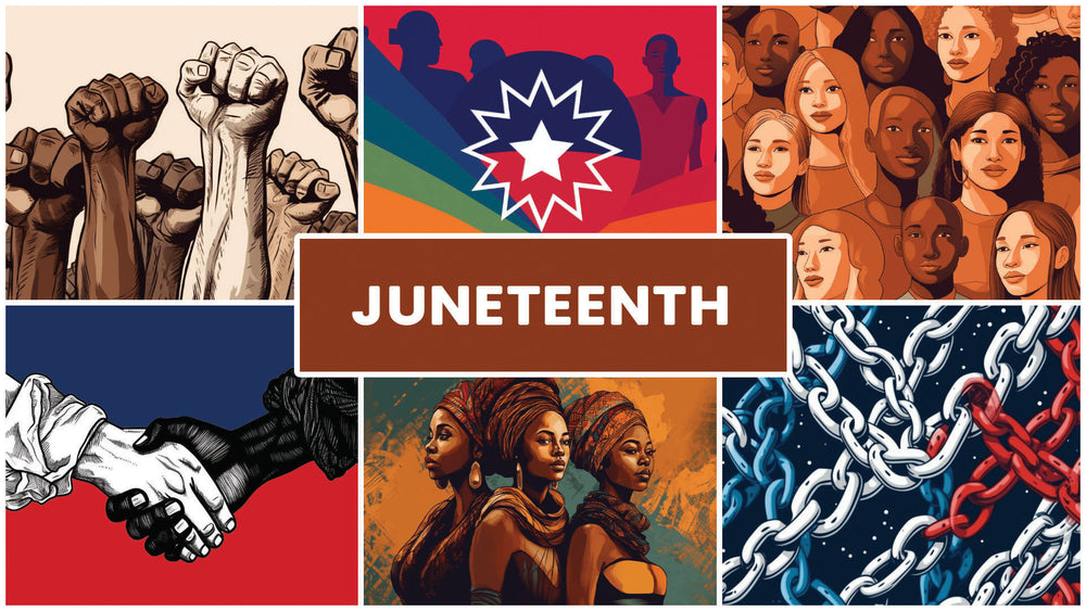Juneteenth Zoom Backgrounds Bundle (11 images) + FREE e-book