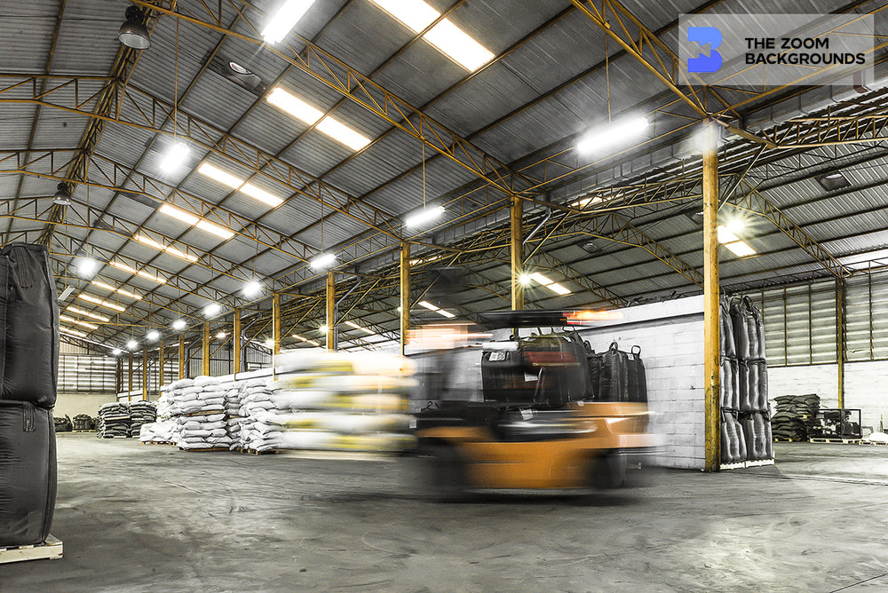 
            
                Load image into Gallery viewer, blurred forklift driver in factory zoom background
            
        