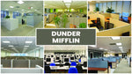 dunder mifflin zoom backgrounds set  initech workplace cubicles  i