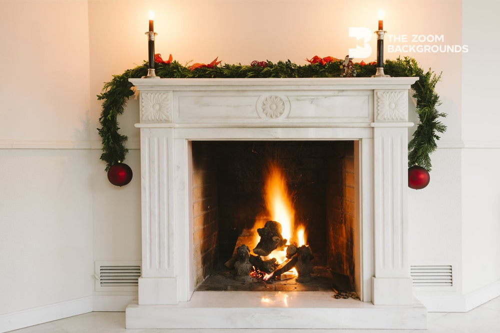 
            
                Load image into Gallery viewer, christmas fireplace zoom background
            
        