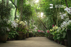 botanical garden zoom backgrounds