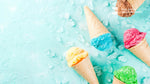 ice cream in waffle cone zoom backgrounds