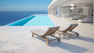 
            
                Load image into Gallery viewer, sunbathing chairs near the pool zoom backgrounds
            
        