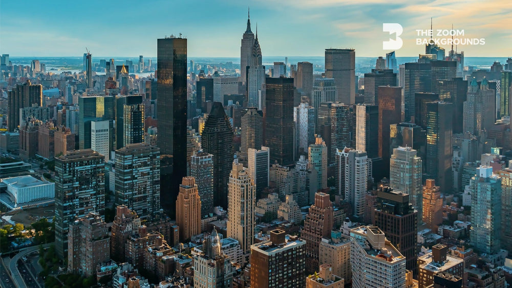 new york skyscrapers zoom backgrounds